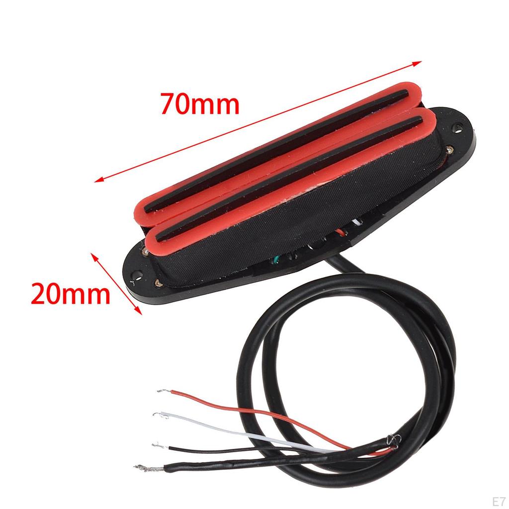 Humbucker Tonabnehmer Praktischer Ersatz Langlebige Musikinstrumententeile Doppel