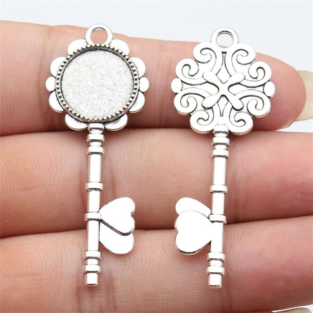 Accessories Parts Fit Round 16Mm Glass Cabochon Base Setting Tray Minimalist Jewelry Components QA017
