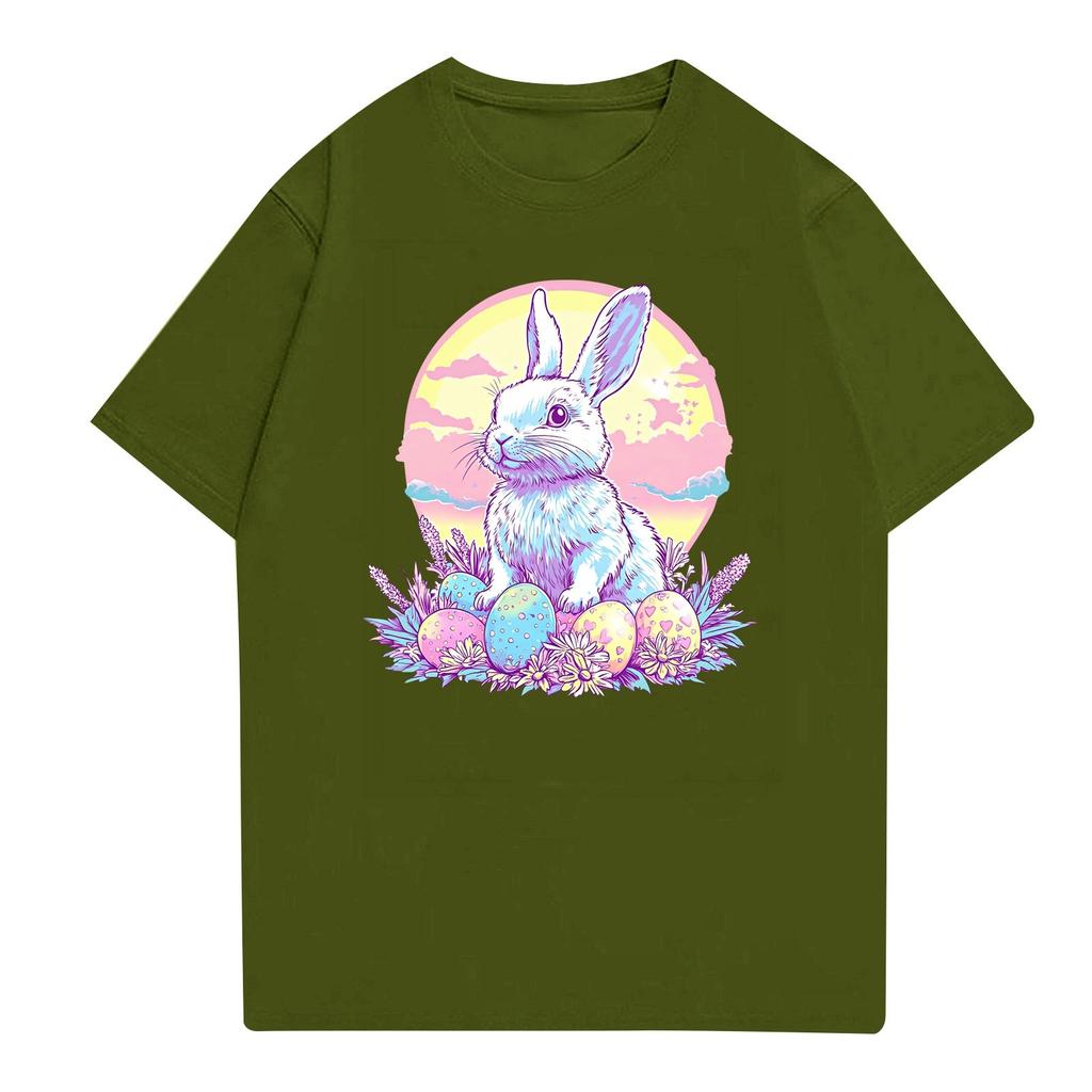 Dámské ležérní denní tričko s kulatým výstřihem a potiskem, top s krátkým rukávem s nápisem