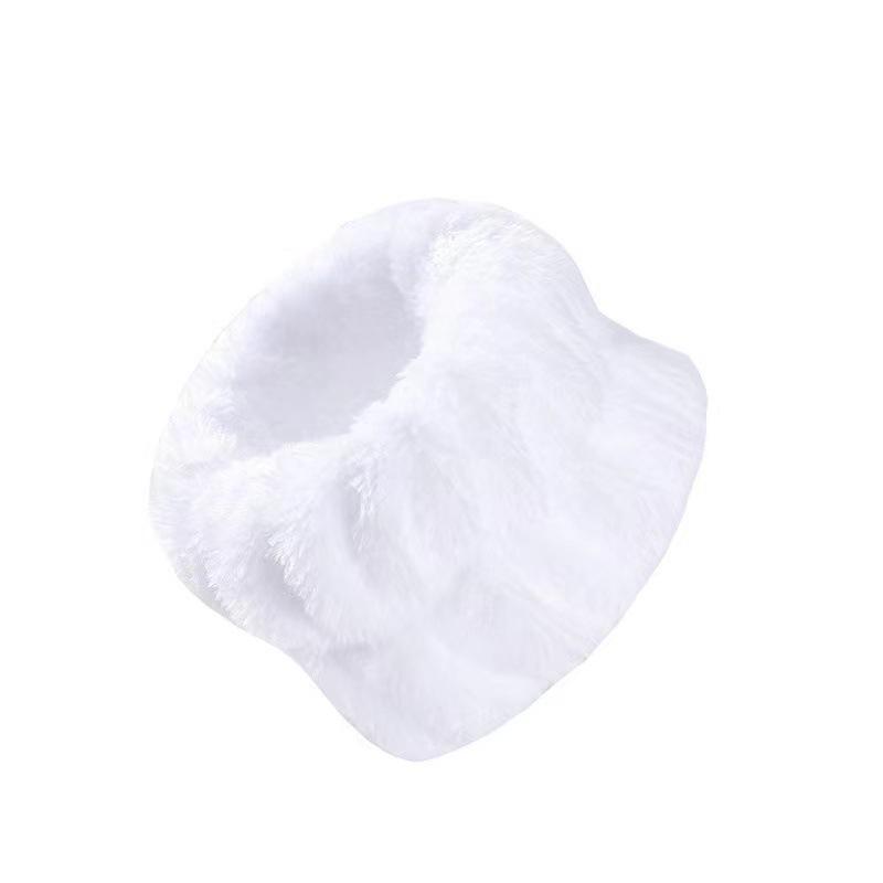 Plush Flannel Absorbent Wristbands & Splash-Proof Headband Set