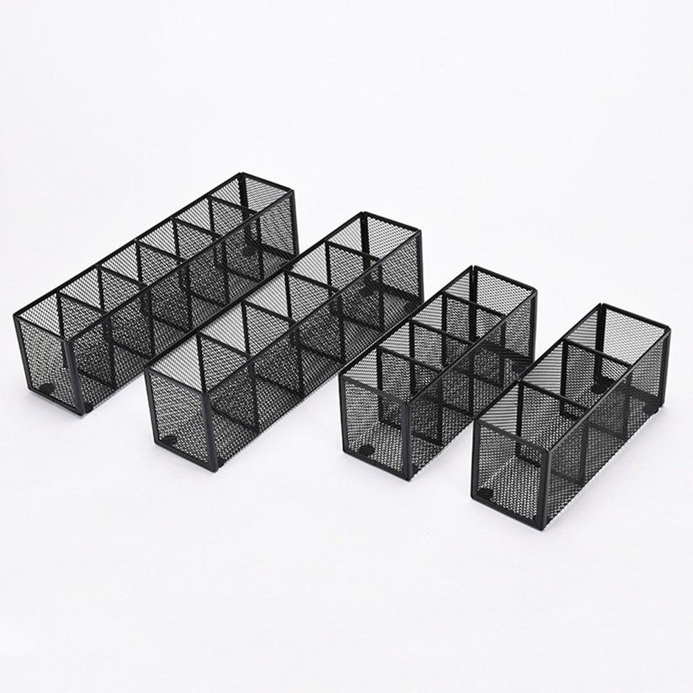 Moderner Schreibtisch-Organizer aus Netzmetall Stifteaufbewahrung Box Make-up-Halter Kosmetikpinsel-Aufbewahrung