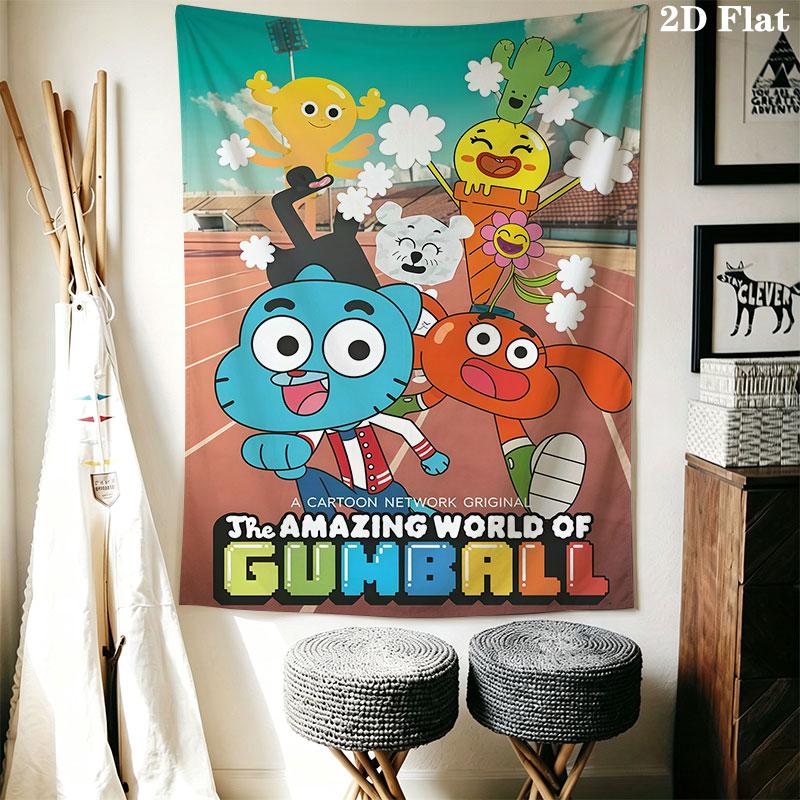 Gumball Wall Hanging Printed Fabric Blanket Decorative Tapestries for Bedroom Living Room Home Decor