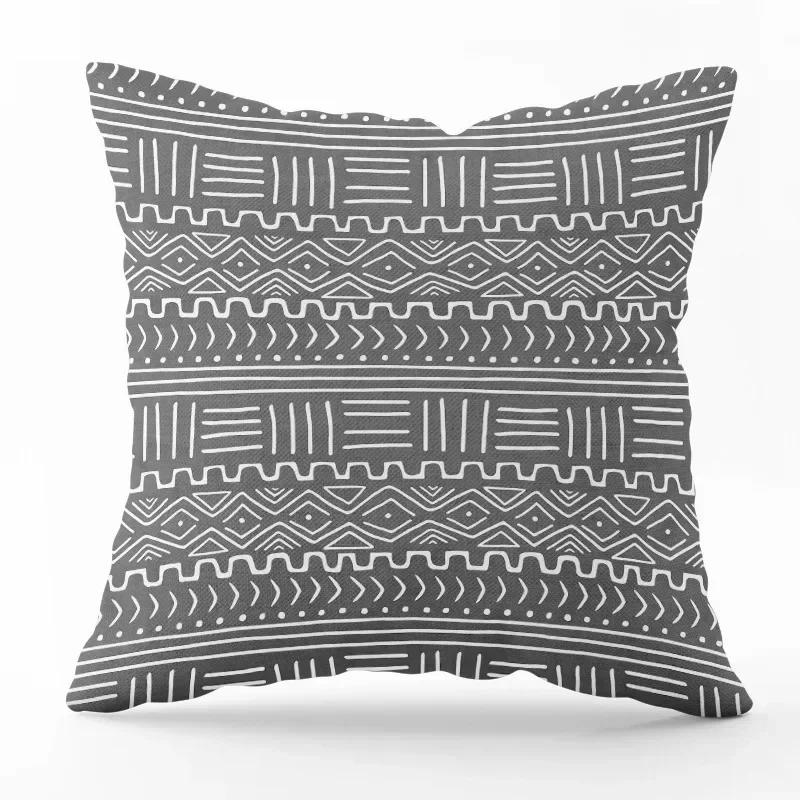 Car Living Room Sofa Cushion Cover Luxury Home Decor Pillow Cover Abstract Geometric Print Pattern Cushion Cover