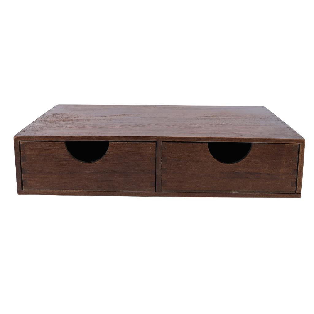 Coffee Capsule Holder Multifunctional Wood Coffee Pod Drawer Coffee Maker Stand for Tea Candy Snacks