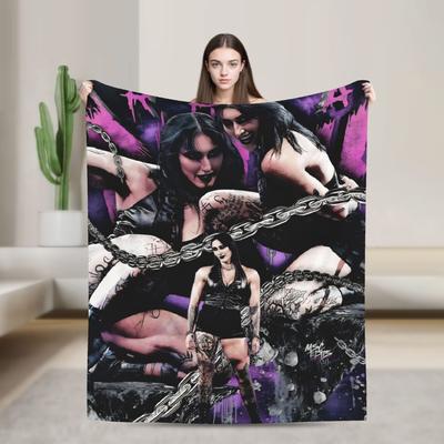 Super Warm Blankets Travel Office Rhea Ripley  Throw Blanket  Flannel Bedspread For Living Room Street Trend Sofa Bed Cover