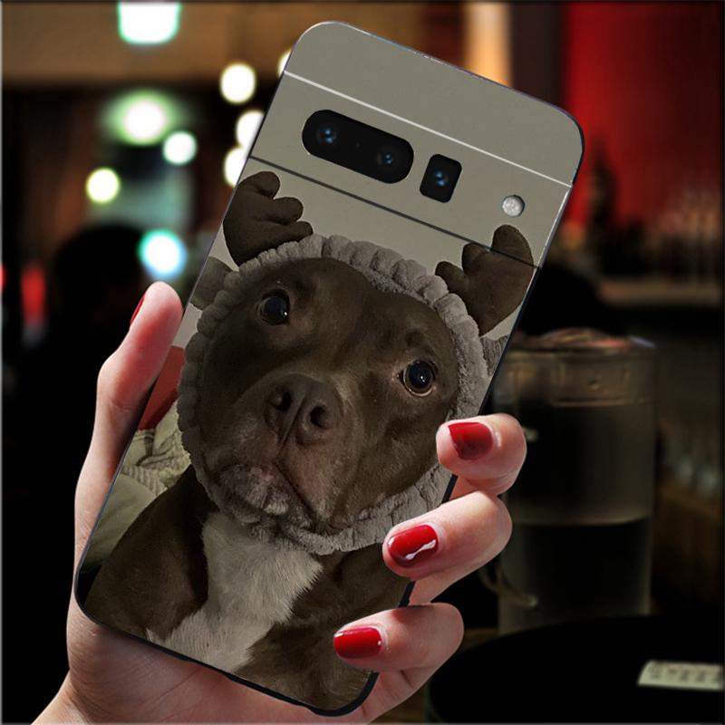 

Phone Case For Google Pixel 10 9 Pro XL 9A 8 7 6 Pro Pixel 8A 7A 6A Pixel 8 7 6 5 Pitbull Terrier Dog Google Pixel 6 Pro
