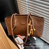 Large capacity shoulder bag women's 2025 new trendy autumn and winter retro fashion commuter tote bag hand bag