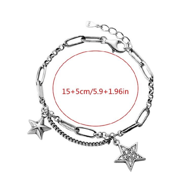 Copper Star Cold Wind Hip-hop Trend Pentagram Sweet Temperament Simple Jewelry