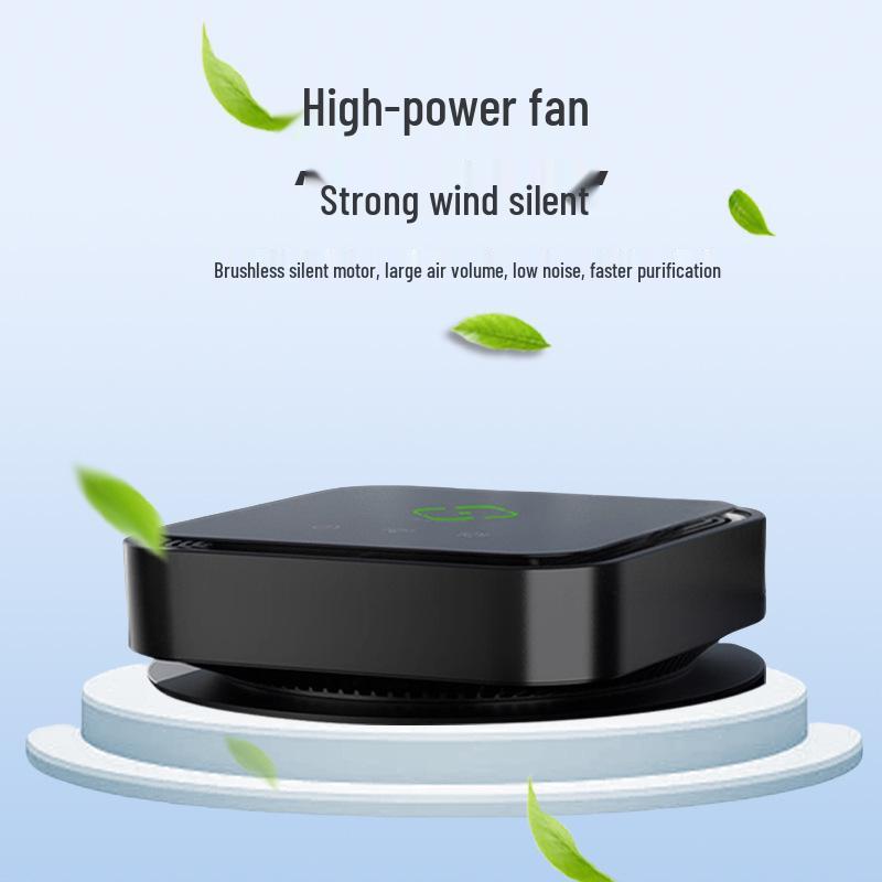 Portable Car Air Purifier with Negative Ion for Indoor Use – Removes Formaldehyde and Sterilizes