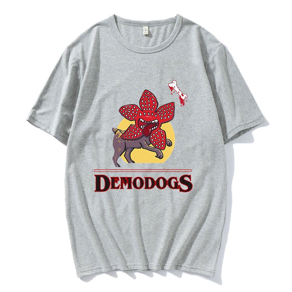 

The Demogorgon Dog Cannibal Flower T Shirt Men Women Clothing 100% Cotton Casual T-shirts Fashion Vintage Short Sleeves T-shirt XXXL