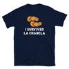 I Survived La Chancla Mexico Humor Flip Flops Short-Sleeve Unisex T-Shirt