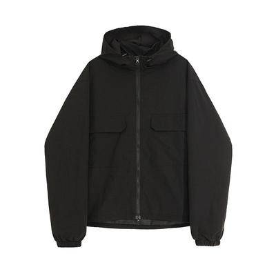 Veste à capuche pour homme pour sports de plein air, Veste ample style workwear d'automne, Veste de niche tendance style coréen