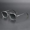 New Trendy Fashion Metal Double-Bridge Sunglasses Premium Business Square-Frame UV-Protective Eyewear Classic Driving Shades