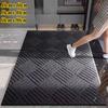 Badematte Bad Sklisikker tepper i servant Badekar Sidegulv Teppe Dusjrom Dørmatte Memory Foam 3D Pad