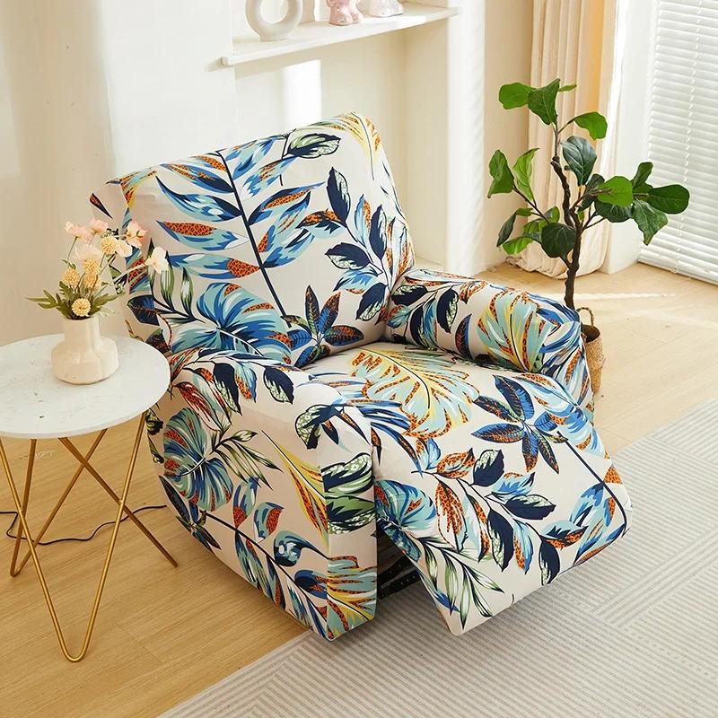 1/2/3seater Boho Recliner Sofa Covers for Printed All-inclusive Relax Armchair Cover Stretch Couch Protector Funda Sofá 3 Plazas