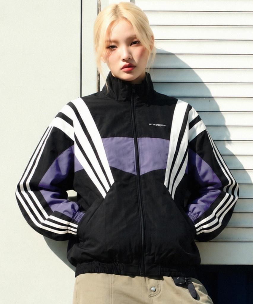 URBAN PLAYERS Leoni Windbreaker (Black)
