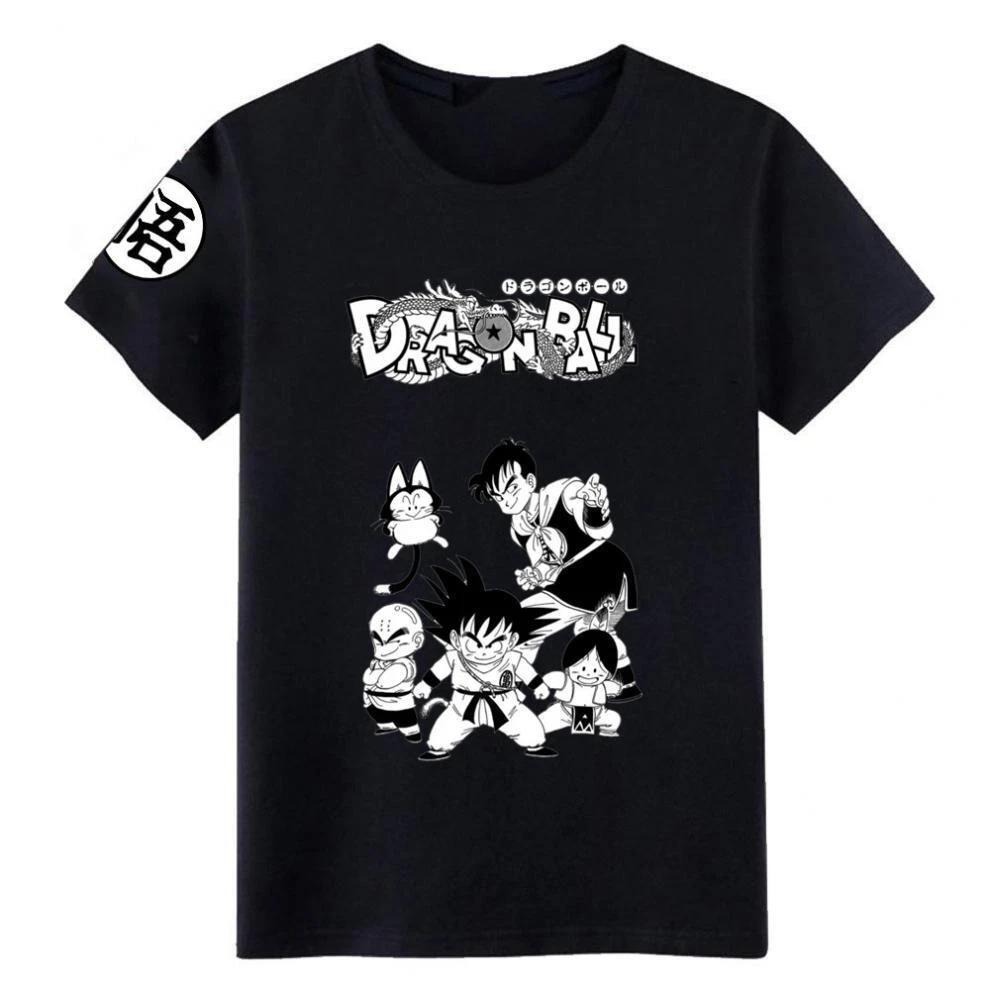 Dragonball Z Cosplay Anime Manga T-Shirt Tee Costumes Black Polyester S