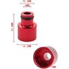 4pcs Racing Fuel Injector Top Hats Adapters Compatible For Honda Civic and Compatible For Acura RDX Injectors To B16 B18 D16Z D16Y Engines