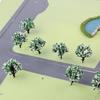 10pc 1:200 Scale Trains DIY Scenery Landscape Model Trees Building Accessories