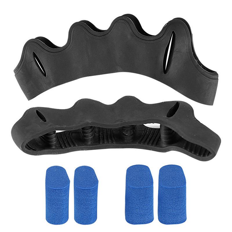 Toe Separator for Bunion Relief & Overlapping Toes with Removable Sponge Plug