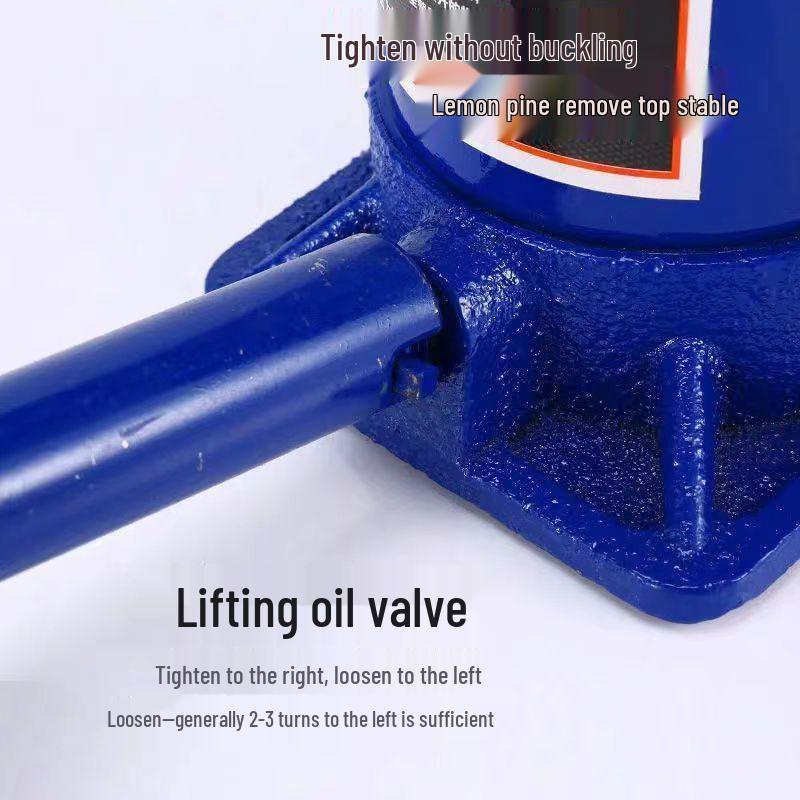 Germany Jack 2 Ton Hydraulic for Small Cars, 5 Ton for Trucks and Sedans - Hand-Operated Vertical Jack
