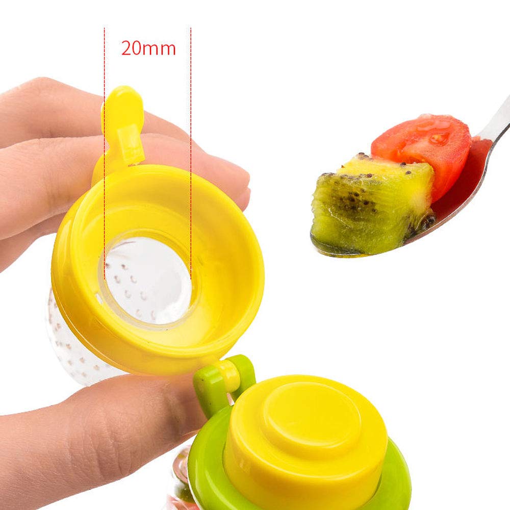 ANGEL CARE Baby Food Feeder with Nipple, Baby Bottle, Feeding Tool, Nutritional Intake, Teething Tool, Silicone, for Moms Who Struggle with Spoons,