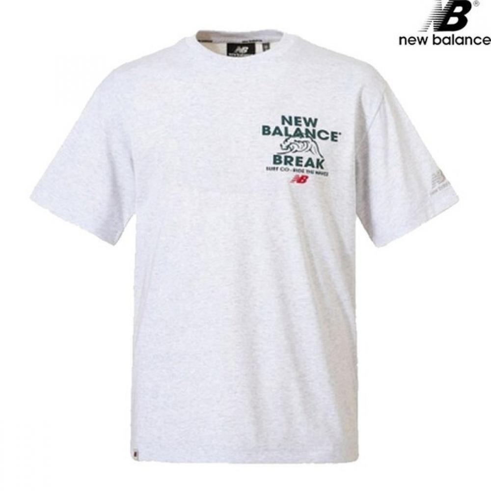 

New Balance Half Club Nbnedb2623 Lg Summer Wave Graphic Short Sleeve Tee Men 100