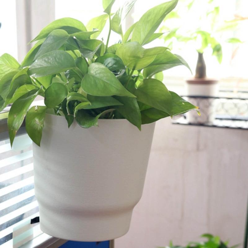 Wall-mounted Flower Pot Hanging Plant Baskets Semicircular Basket Balcony Garden