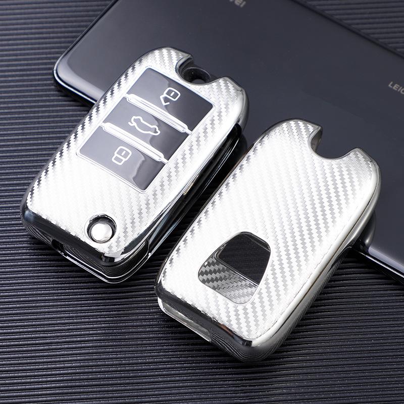 Roewe RX5/i6/ei6/erx5 TPU Soft Rubber Carbon Fiber Key Case Cover