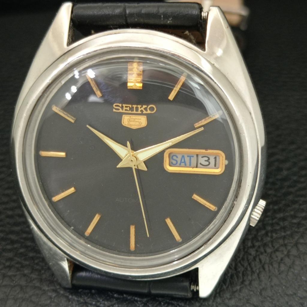 AUTOMATIC VINTAGE SEIKO 5 JAPAN 7009A MENS ORIGINAL DIAL WATCH A706993-1
