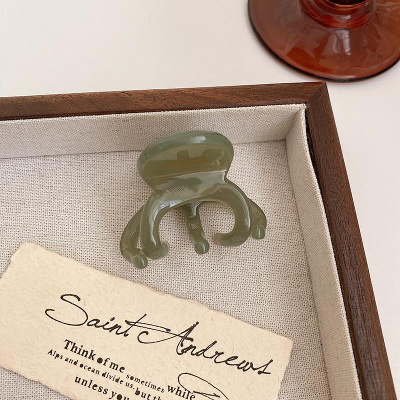 Neue Elegante Essigsäure Pferdeschwanz Scrunchies Retro Koreanische Krabben-Hai-Klammer Mädchen Mode Geschenk Haarklammer Haaraccessoires