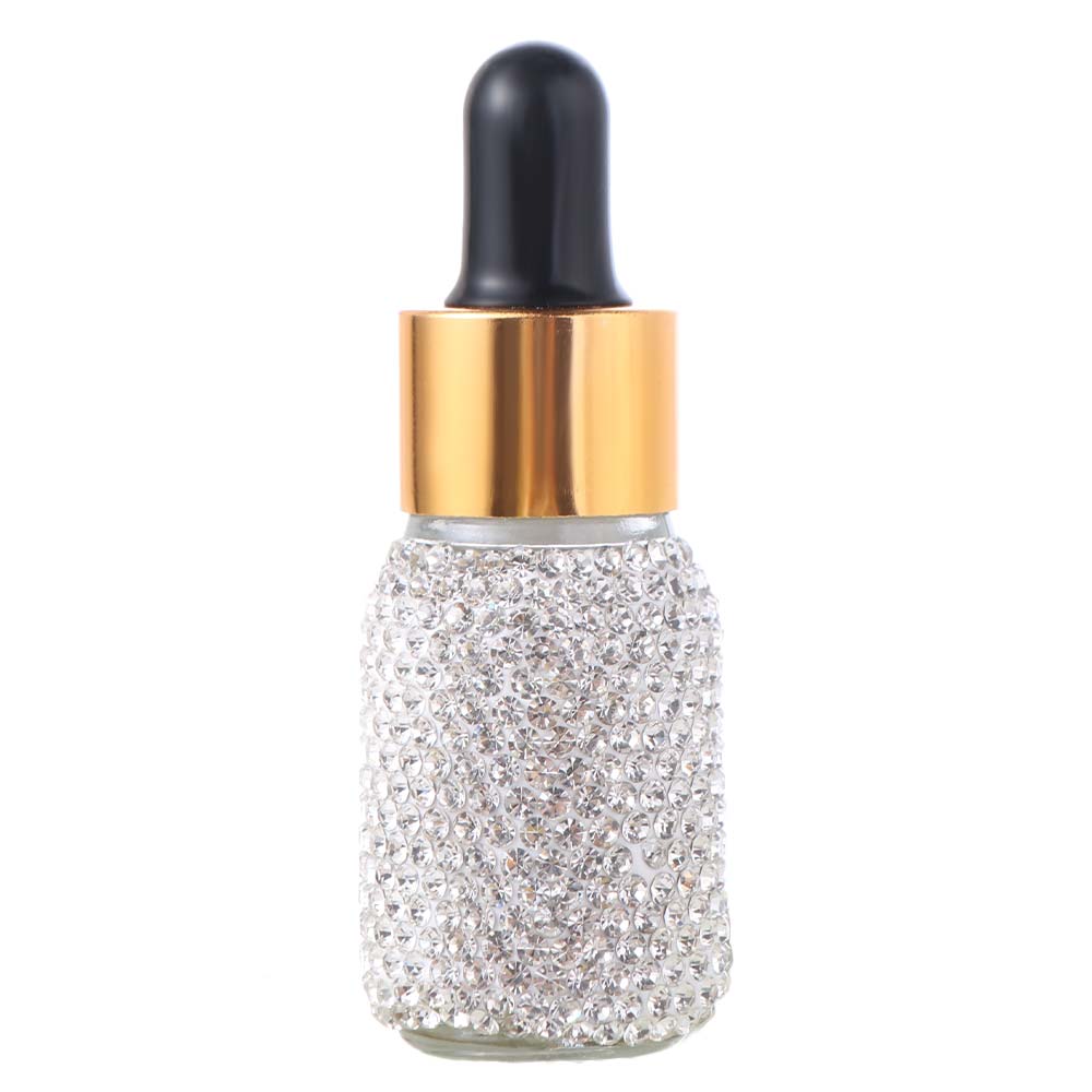 Creative Empty Perfume Bottle Rhinestone Perfume Container Gift Mini Dropper Bottles  Handicraft