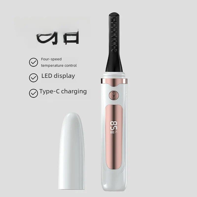 

Перезаряжаемые щипцы для завивки ресниц с цифровым дисплеем, электрические щипцы для завивки ресниц, инструмент для макияжа, контроль температуры