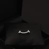 Cute and Simple Smiling Face Brooch High-end and Elegant Woman Fixed Shirt Collar Anti-glare Clasp Small Pin