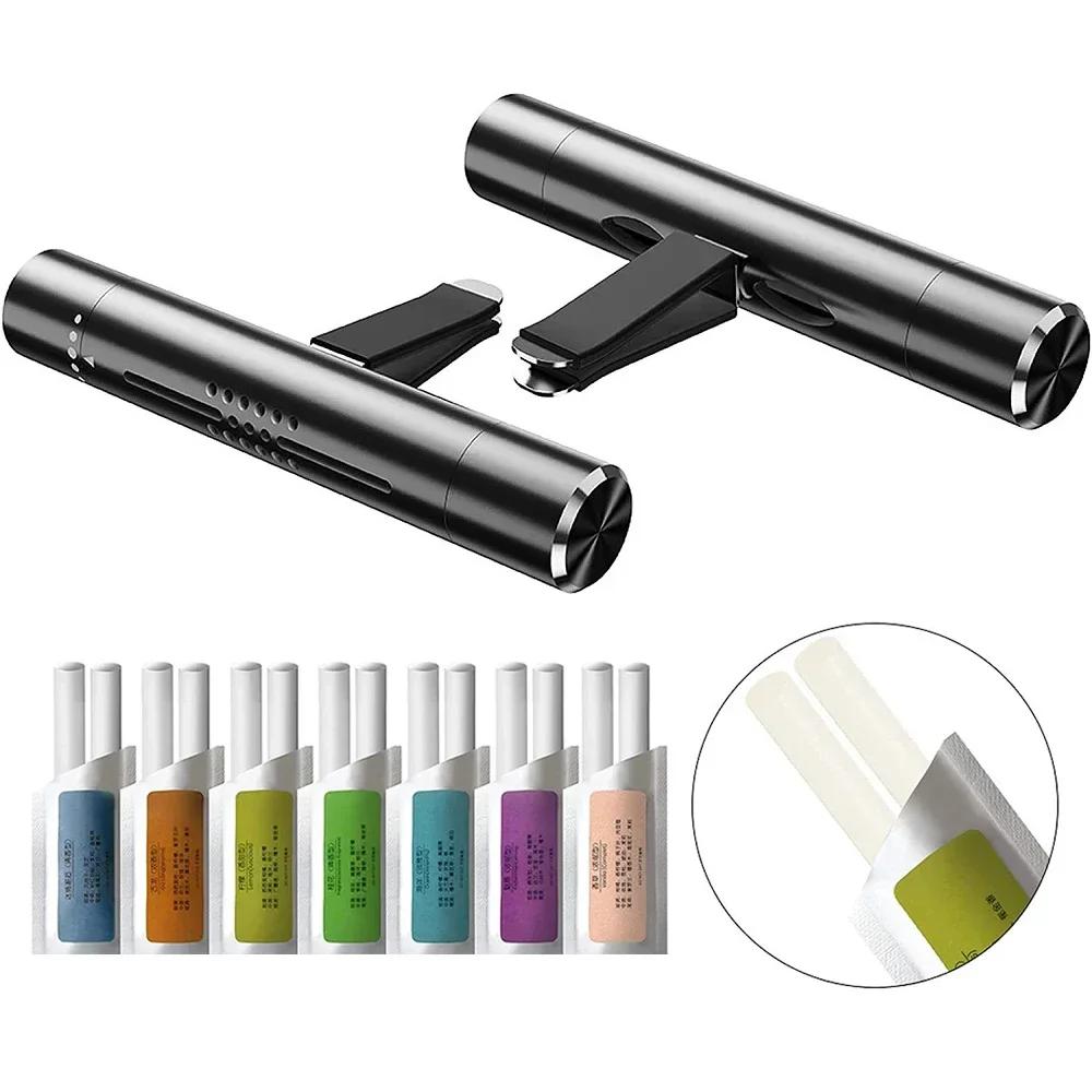 Car Air Freshener Vent Clip Auto Interior Perfume Diffuser, Long-Lasting Scent for Vehicles 5 Styles, Refillable Car Accessories