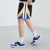 Anta Basketball Series Logo Striped Letter Mid-Waist Straight Loose Shorts Men Shorts Basic-Black 152321229-3