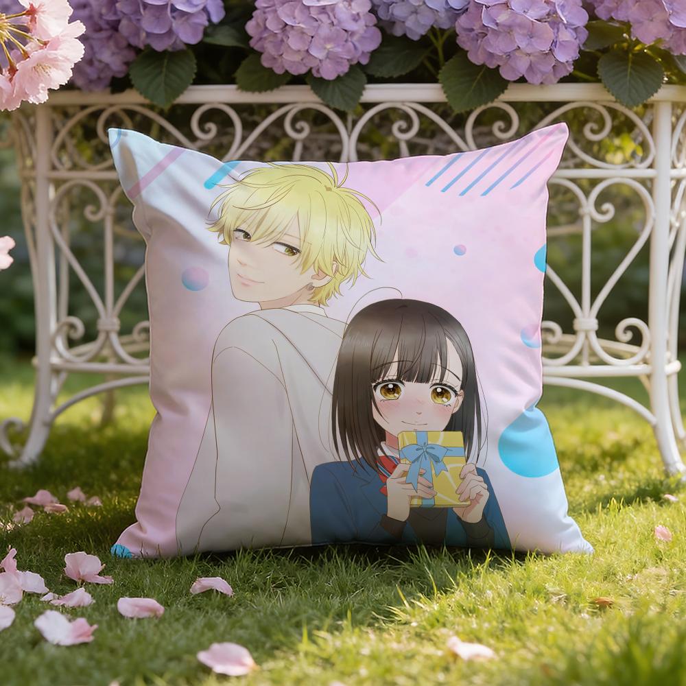 H-Honey L-Lemon Soda Cushion Cover Home & Car Dual-Scene Pillow Cover: Reversible for Premium Comfort