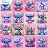Cartoon Stitch Diamond Mosaic Full Round Rhinestone Embroidery Kit Cute Cross Stitch Art Children's Gift DIY Decoration