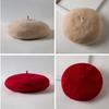 Warm Painter Cap Elastic Artistic Hat Fashion Women Wool Beret  Autumn