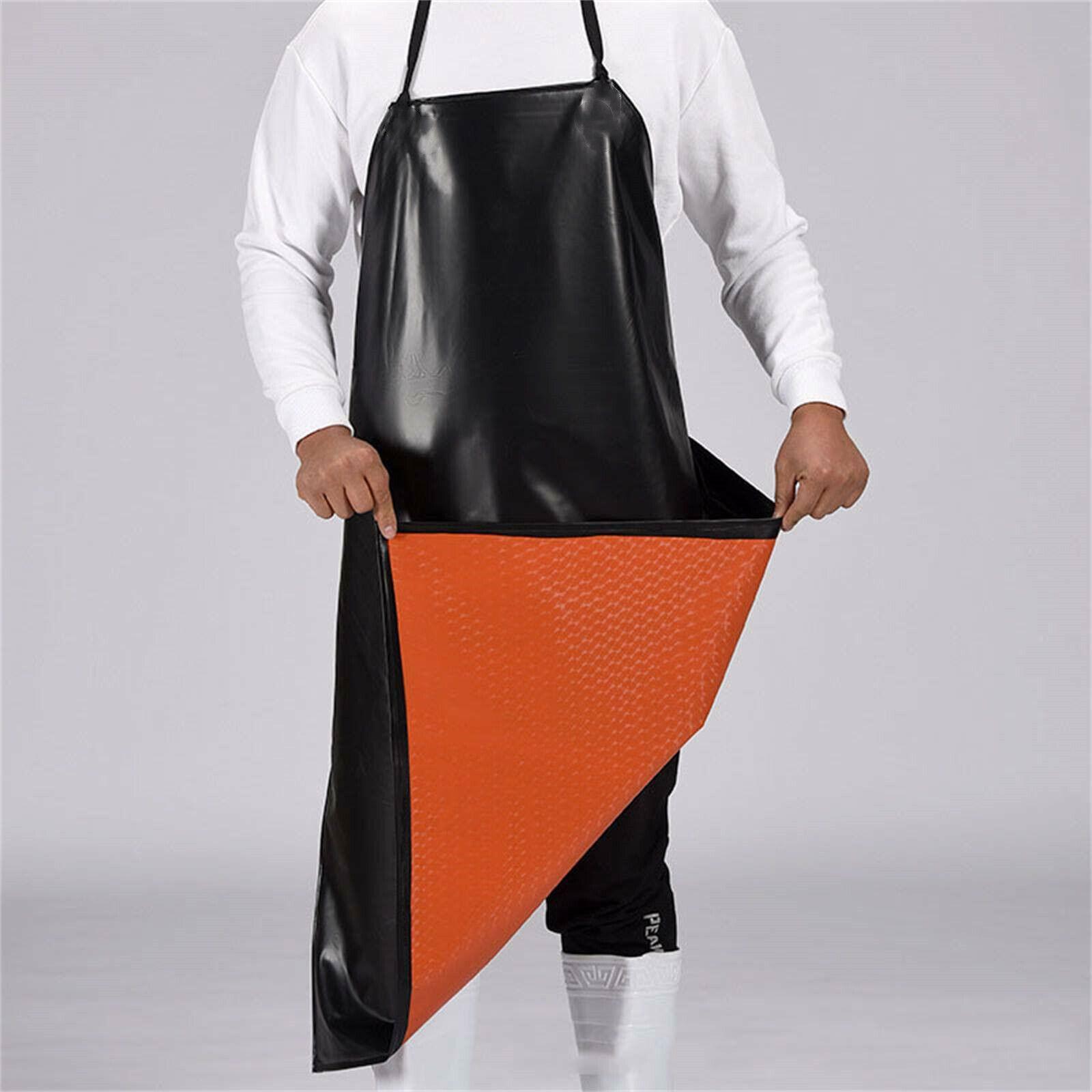 

Waterproof Apron Butcher Apron Work Apron Stain-resistant For Kitchen Cleaning Duties Commercial Use