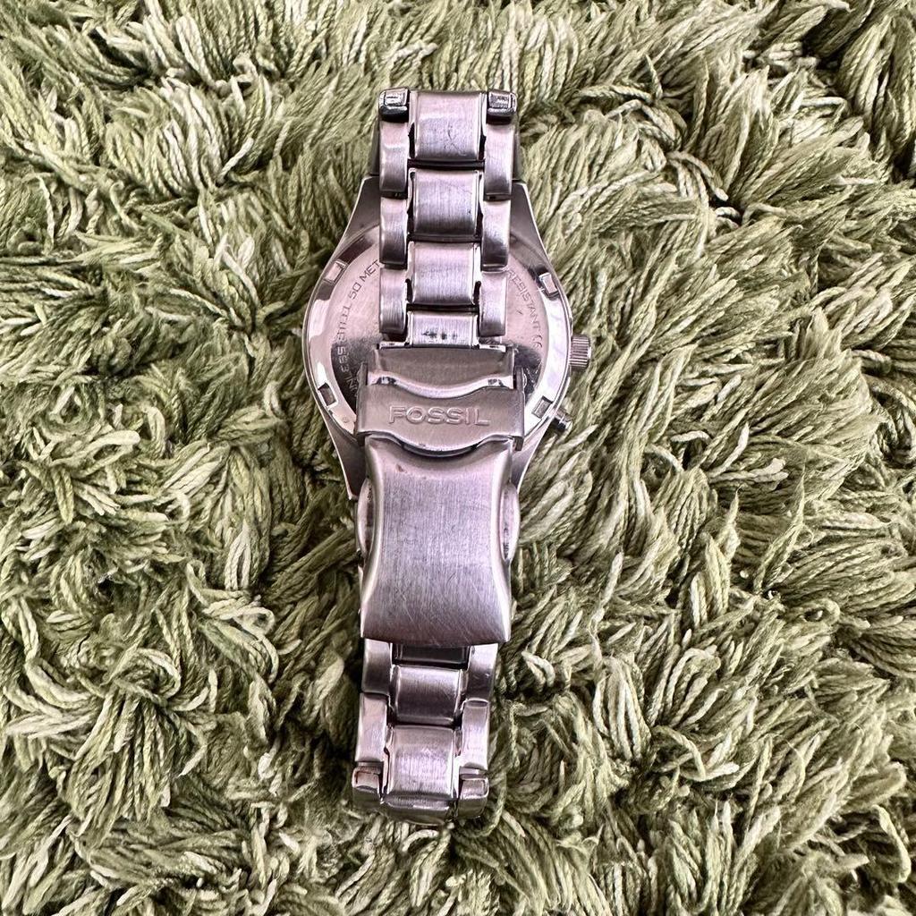 Used Good Condition FOSSIL BIG TIC Fossil Big Chick Watch Rainbow