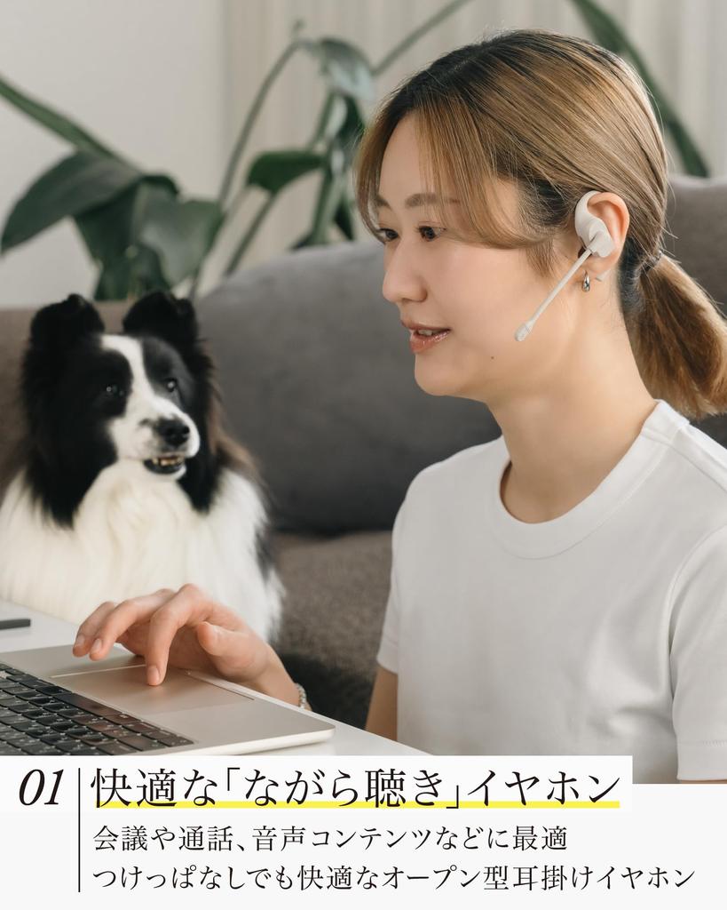 final KDT3000 AI noise barrier microphone that delivers only your voice While Doing Other earphones - - "Listen Things" (Cream)