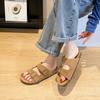 Fashion Drawstring Strappy Flip Flop Women Slippers Women's Beach Sandal Black White Shoes Sneakers Sport Tenids Luxus Vietnam