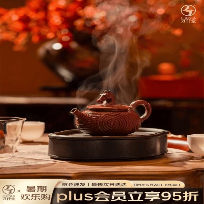 Wanqiantang (Edenus) Red Clay Zisha Teapot