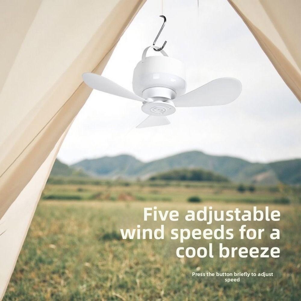 USB Rechargeable Hanging Fan Light LED Light Ceiling Lamp Wireless Ceiling Fan Light Home Use