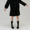 NYW DOT LONG SOCKS_BLACK