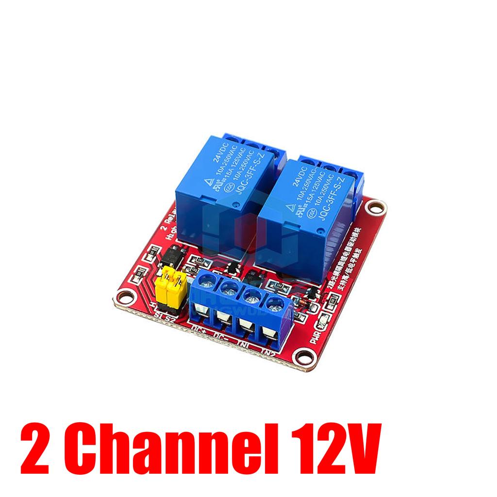 High/Low Level Trigger Relay Module 1 2 4 8 Channel 5V 12V 24V Home Intelligent Control Module With Optocoupler Isolation Output