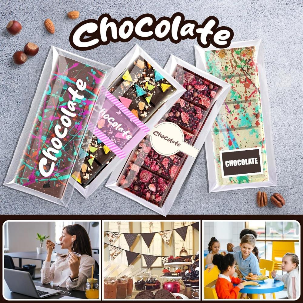 Silicone Chocolate Cake Mold 3D Strip Baking Molds for Mousse Chocolate Dessert Non-Stick Flexible Bakeware Reusable DIY Tool