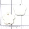 24-Piece Set: White Natural Moon Cross Shell Charms for DIY Jewelry