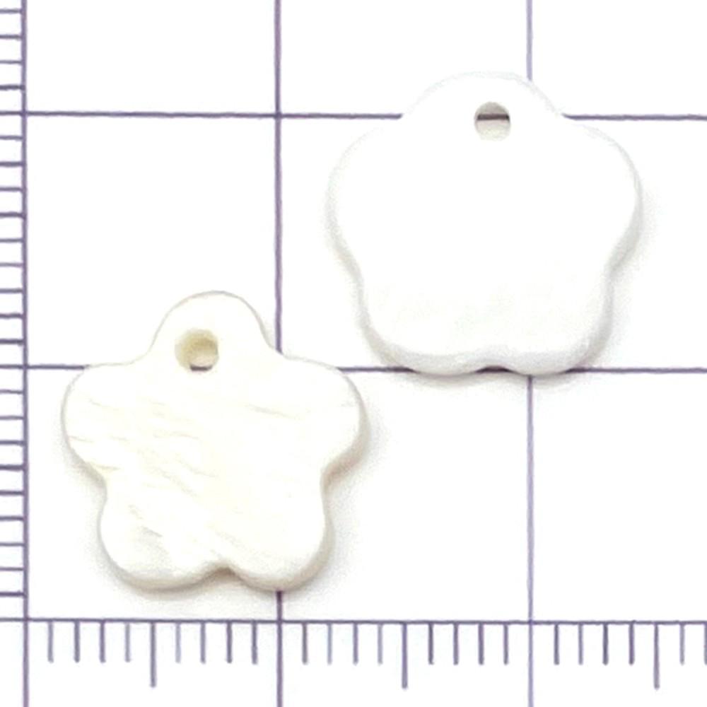 24-Piece Set: White Natural Moon Cross Shell Charms for DIY Jewelry